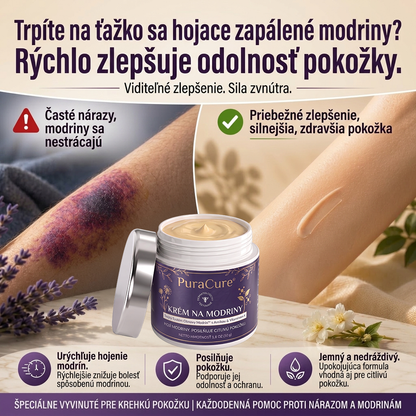 💜 100 000+ predaných kusov 💁‍♀️ – PuraCure® Regeneračný krém na modriny a spevnenie pokožky