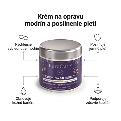 💜 100 000+ predaných kusov 💁‍♀️ – PuraCure® Regeneračný krém na modriny a spevnenie pokožky