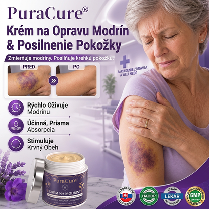 💜 100 000+ predaných kusov 💁‍♀️ – PuraCure® Regeneračný krém na modriny a spevnenie pokožky